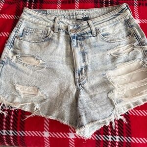 Distressed Denim Shorts American Eagle